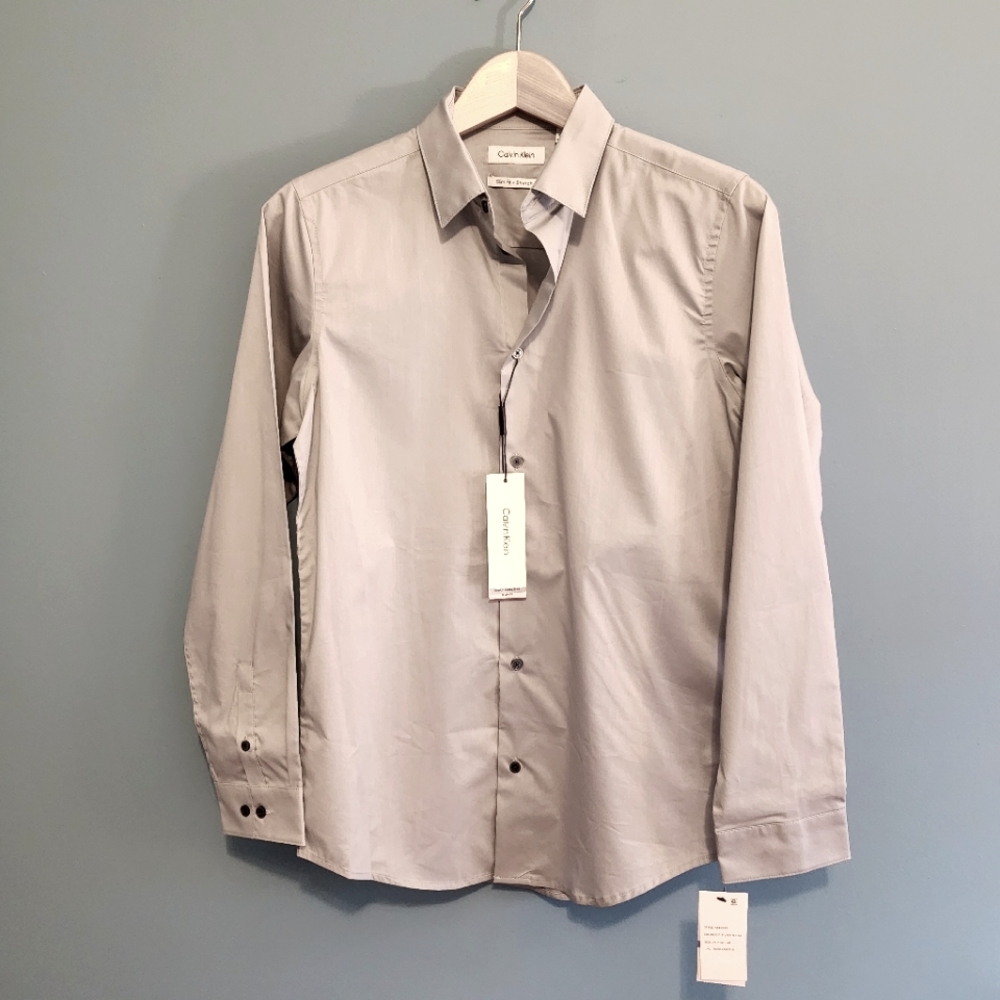Boys Calvin Klein Dress Shirt Size 18